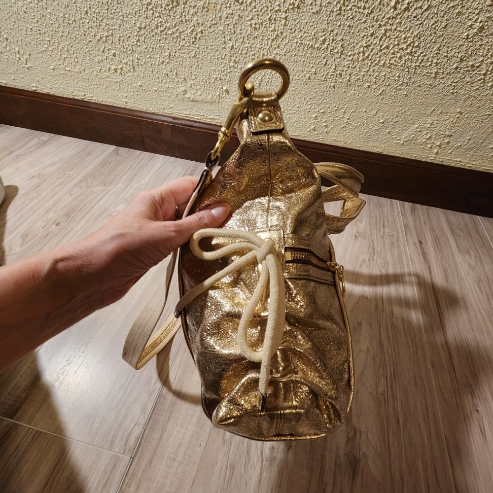 Coach Gold Shoulder Bag - Picture 9 of 15